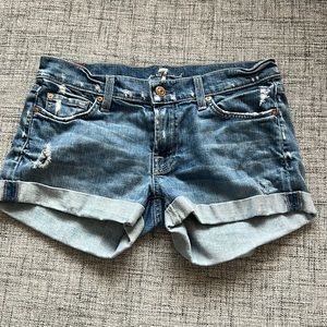 7 For All Mankind Denim Shorts 27